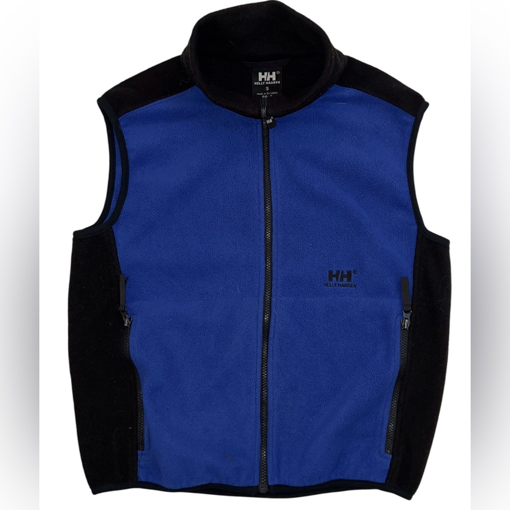 Vintage Helly Hansen Men’s Small Fleece Snowboard Skiing Colorblock Vest